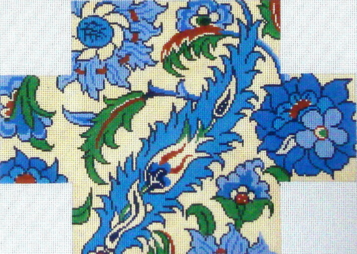 Paisley Tapestry   (stitch painted canvas from Patti Mann)