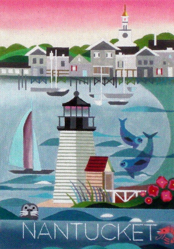 U.S. Travel Nantucket  (Handapainted by Painted Pony)
