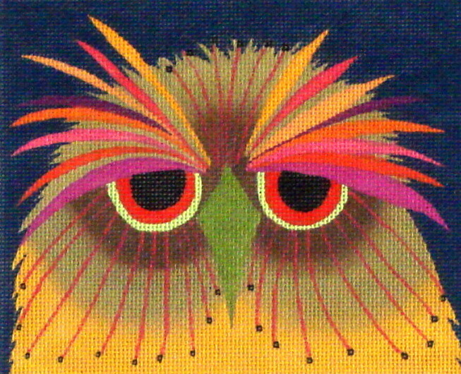 Screech Owl    (handpainted from Zecca)