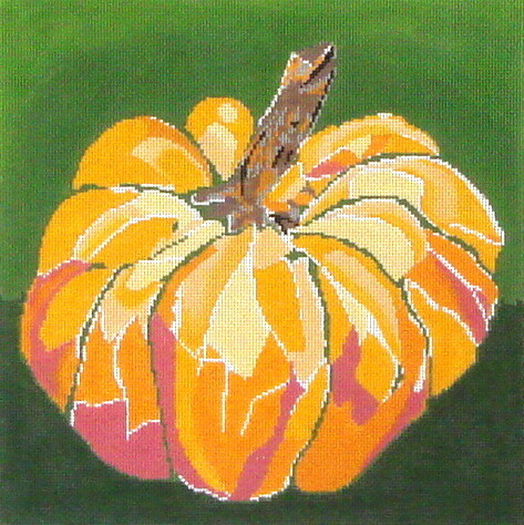 Pumpkin     (handpainted from A Stitch in Time)*Product may take longer than usual to arrive*