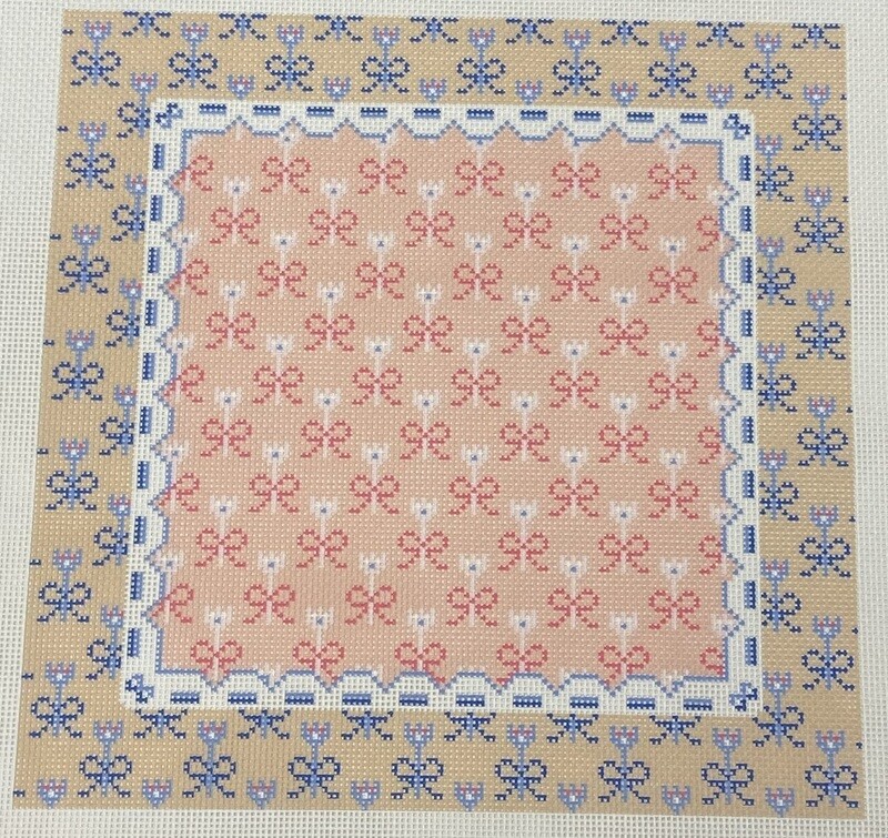 Border with Bows (Handpainted by Anne Fisher)