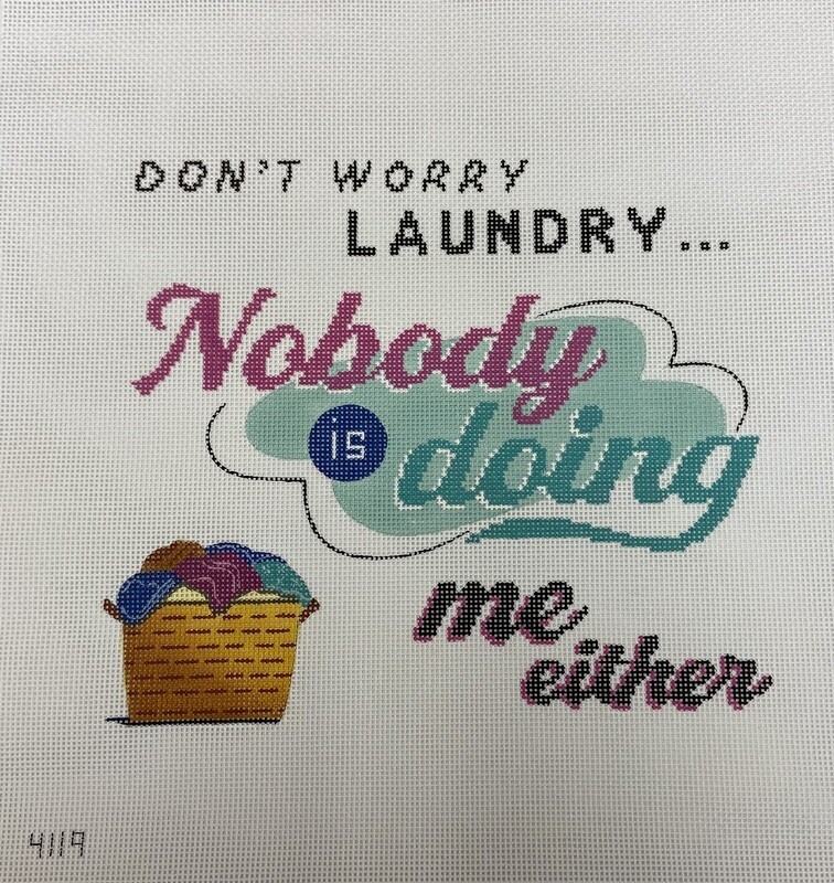 Don't Worry Laundry  (Handpainted by Alice Peterson)