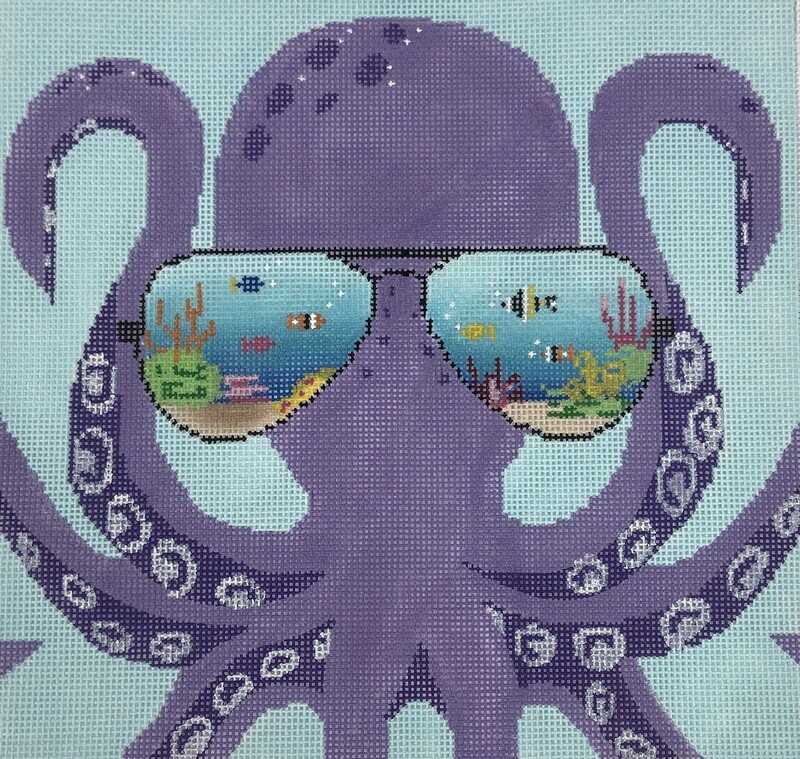 Sunglasses Octopus   (Handpainted Danji Designs)