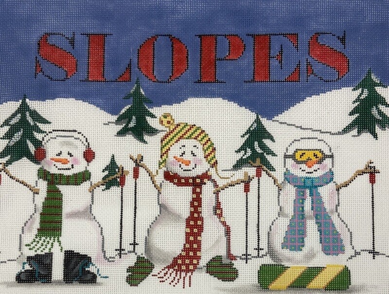 Slopes Christmas Pillow - Alice Peterson
