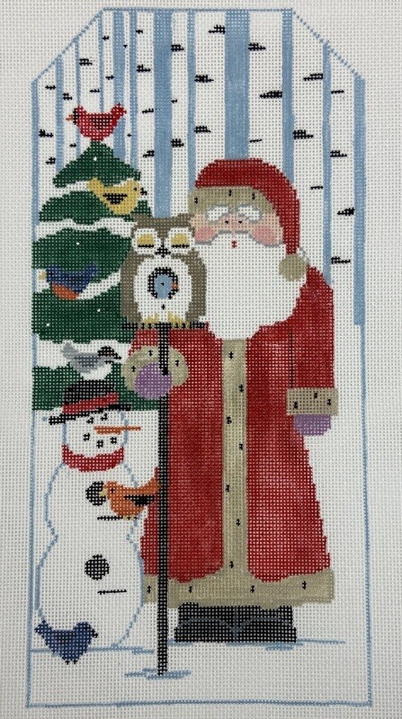 Songbird Santa W/ Goldfinch - Kathy Schenkel