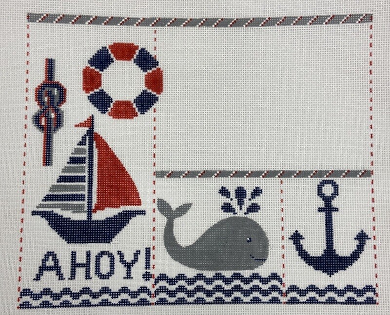 Baby Announcement Boat   (Hand[painted by Alice Peterson)
