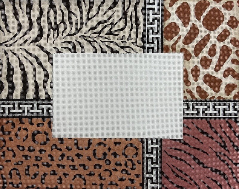 Wild Animal Skin Picture Frame  (Handpainted by JP)