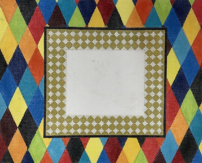 Harlequin Picture Frame  (Handpainted by Colors of Praise)