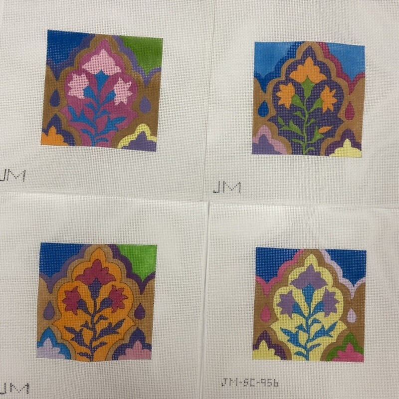 Floral Coasters  (Handpainted by PLD)