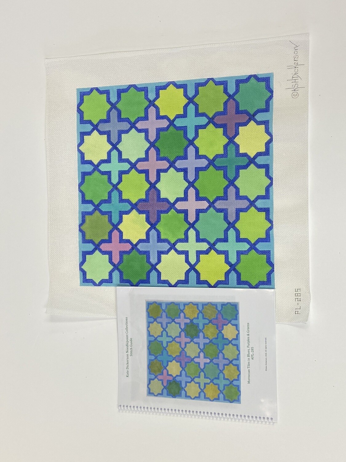 Moroccan Tiles - Crosses & Stars w/Stitch Guide - Kate Dickerson*Product may take longer than usual to arrive*