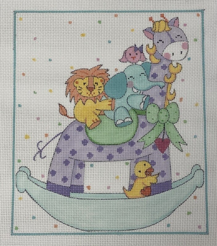 Giraffe Rocker  (Handpainted by Alice Peterson)