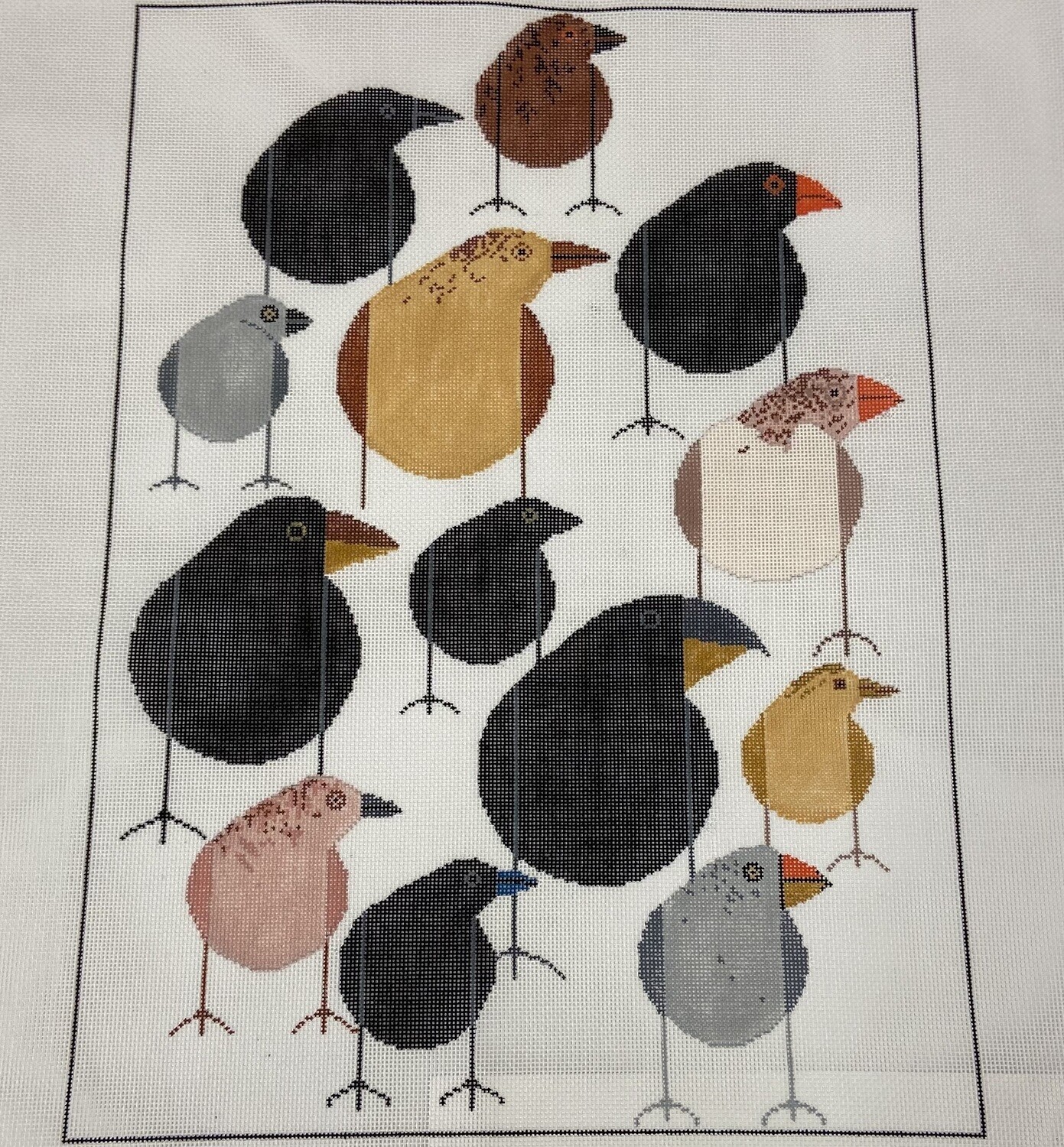 Darwin's Finches   (Hand Painted by Charley Harper)*Product may take longer than usual to arrive*
