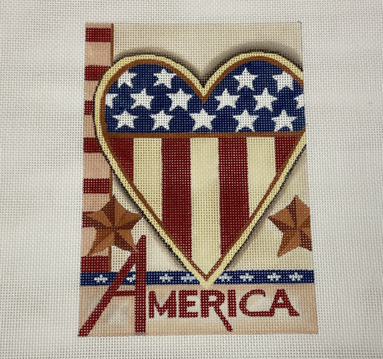 Heart of America - (Handpainted by PLD Designs) *Product may take longer than usual to arrive*