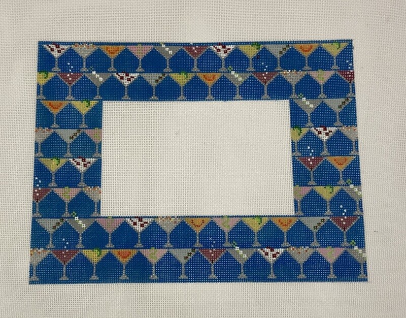 Martini Picture Frame  (Handpainted by Griffin Designs)