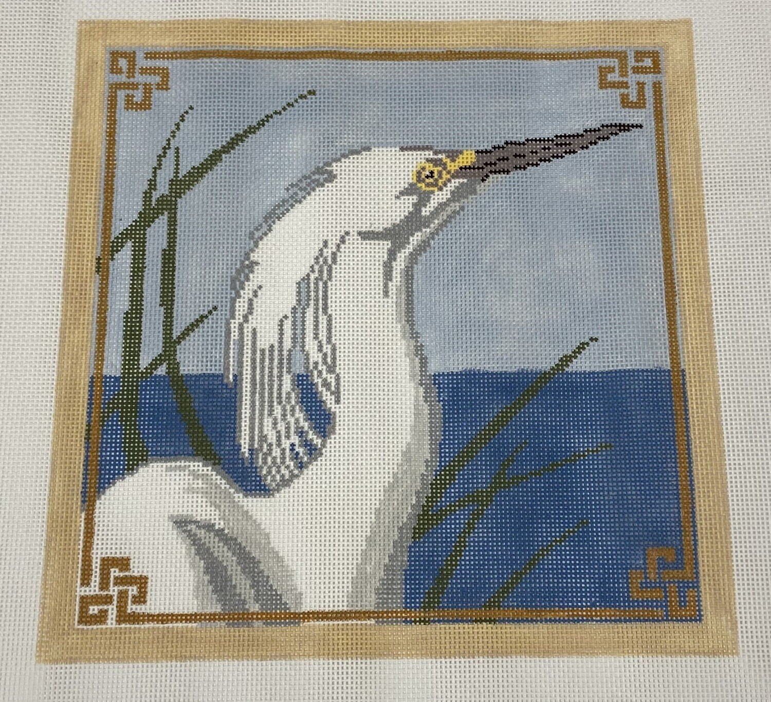 Audubon Heron   (Hand Painted by Blueberry Point)*Product may take longer than usual to arrive*