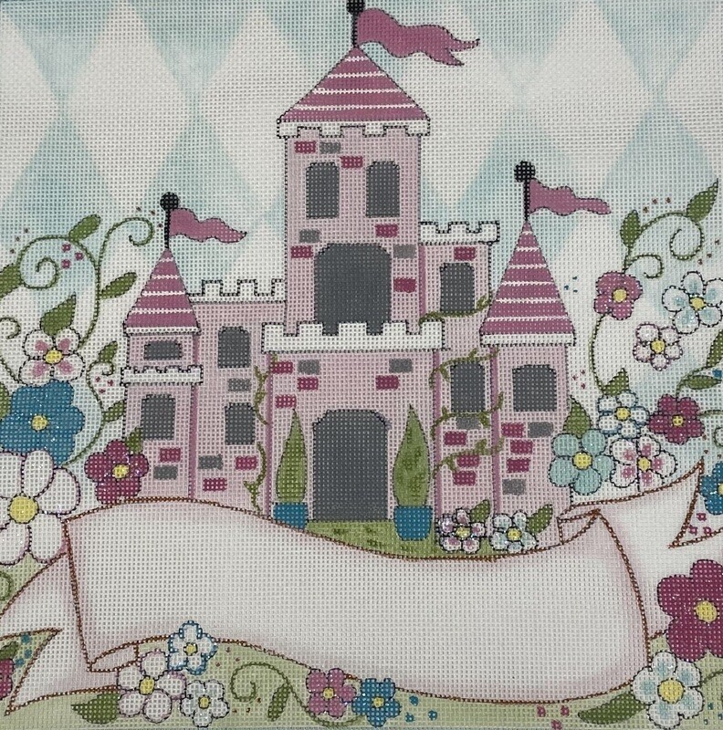 Princess Castle Pillow  (Handpainted by Alice Peterson)