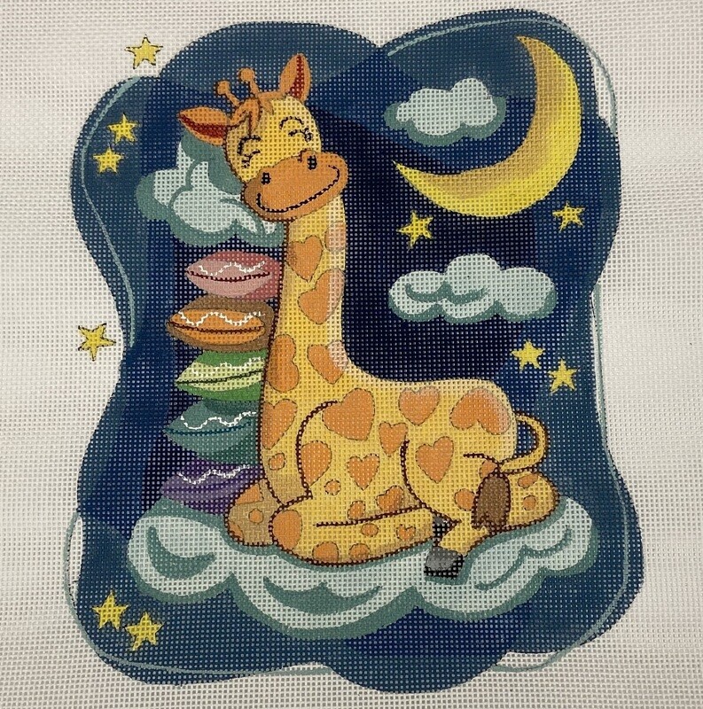 Sleeping Giraffe  (Handpainted by Alice Peterson)