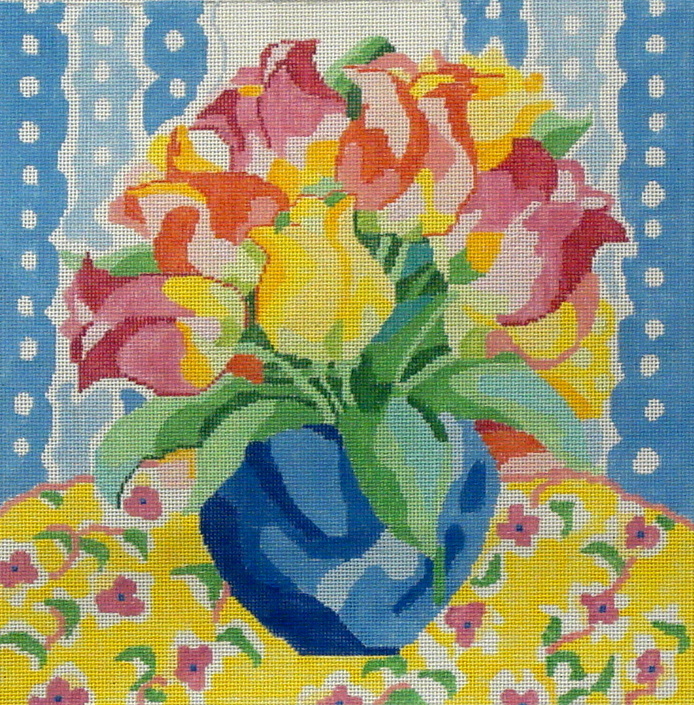 Matisse's Table X  (handpainted by Jean Smith)