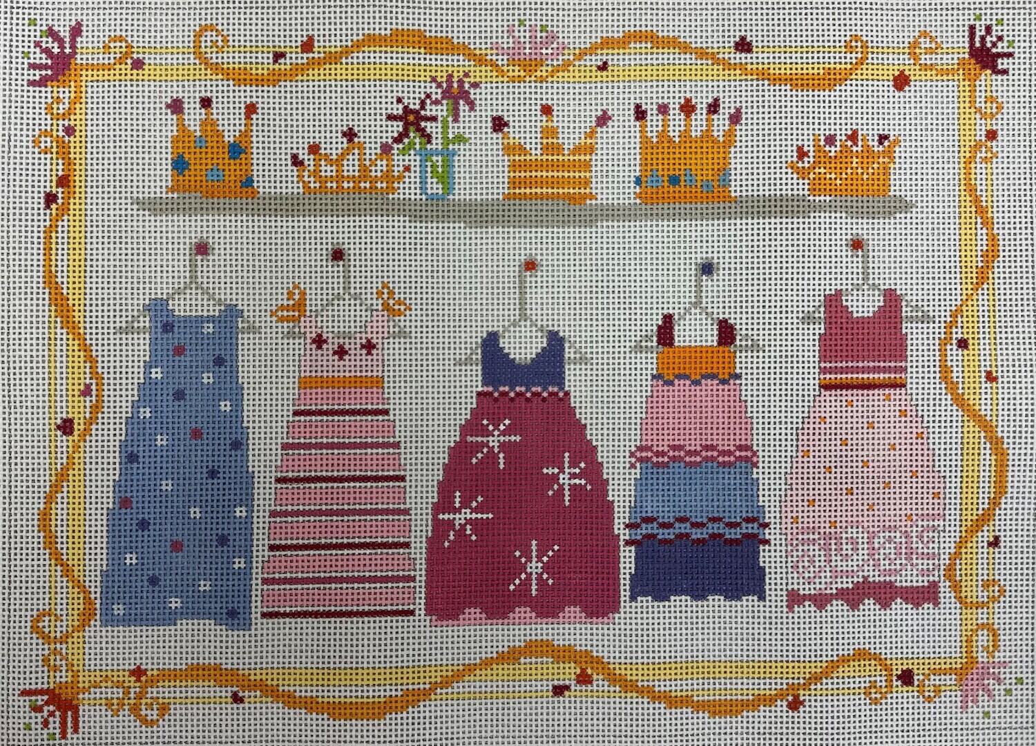 Gowns and Crowns (Handpainted by JL Canvas)