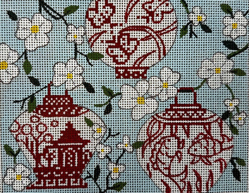 Mahjong Bag  (Handpainted by Alice Peterson)