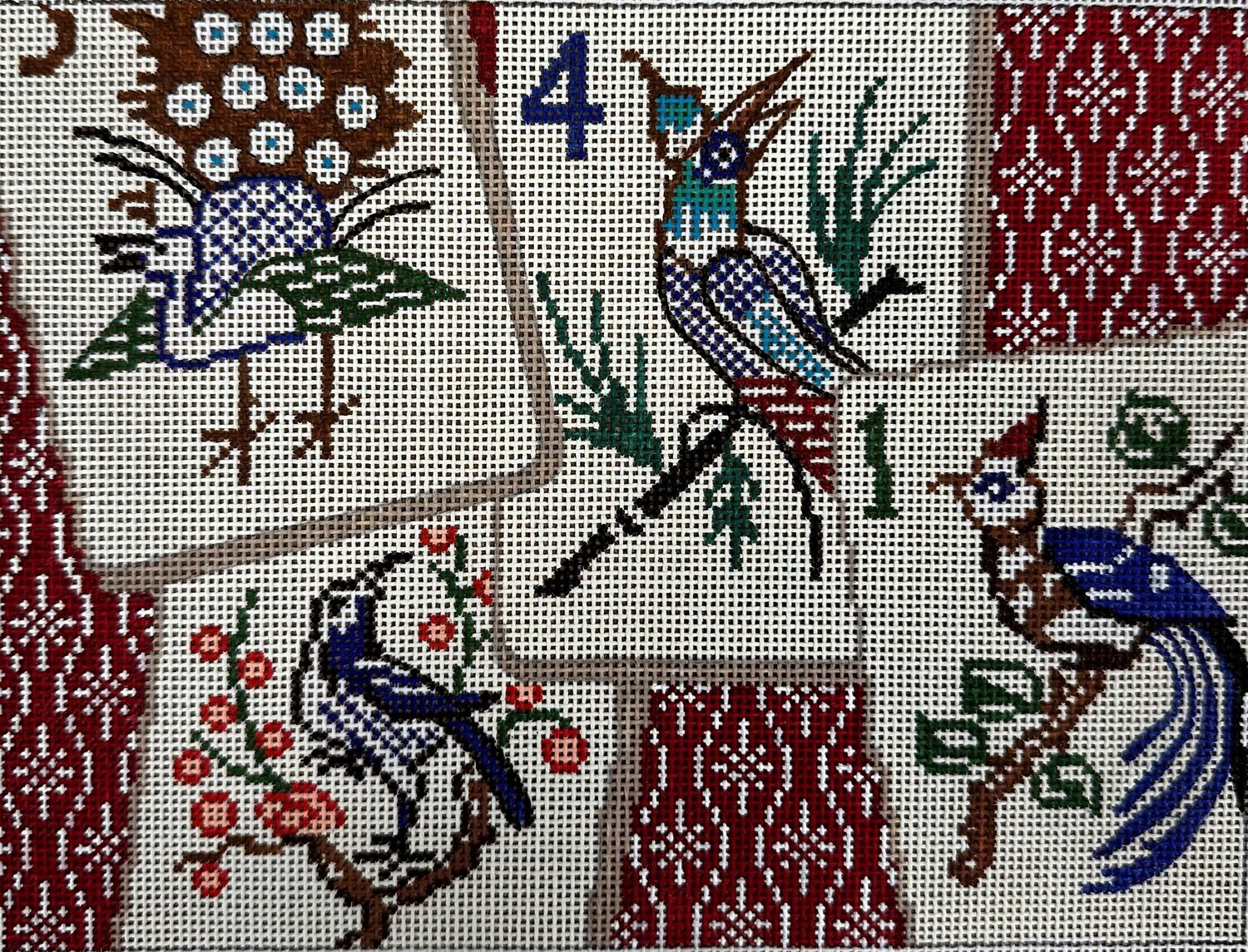Bird Mahjong (Handpainted by Alice Peterson)
