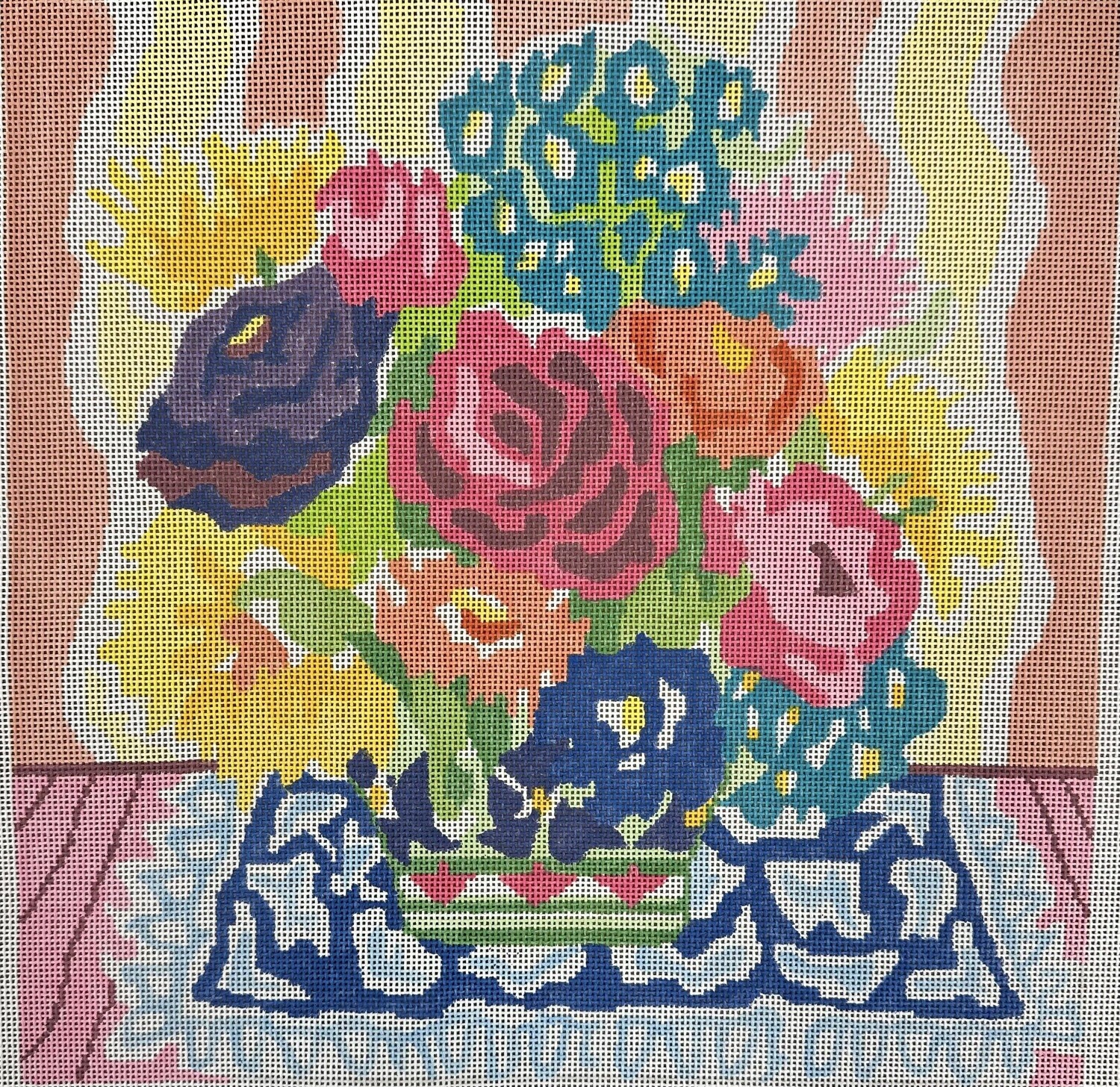 Matisse Table # 17 (Handpainted by Jean Smith)