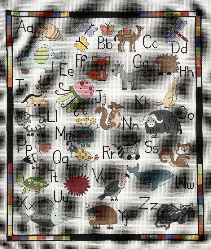 Animal Alphabet  (Handpainted by Alice Peterson)
