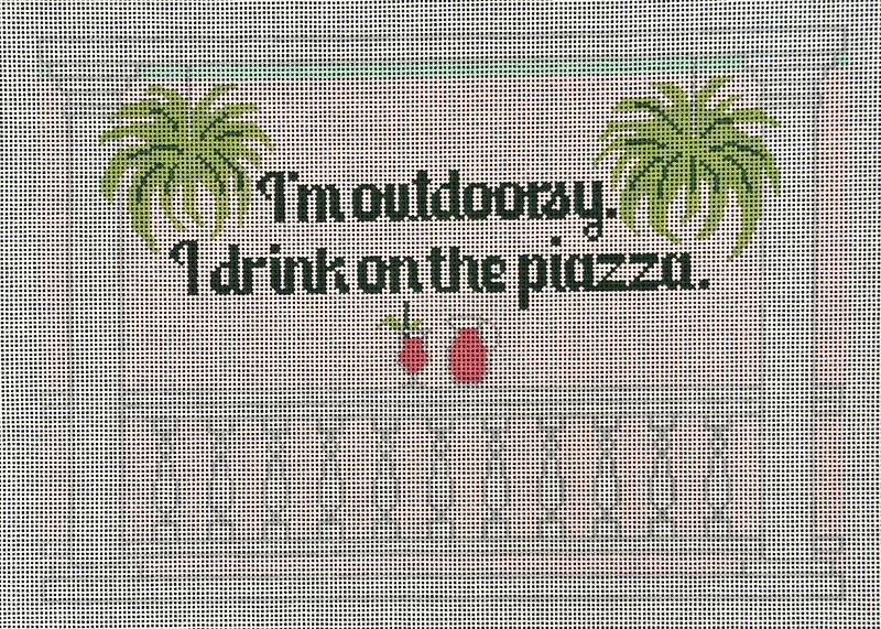 Piazza   (Handpainted by Rachel Donley)