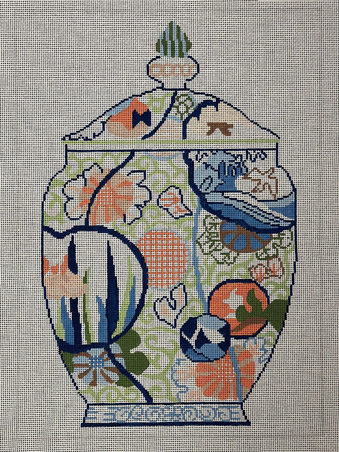 Japanese Vase #4 (Handpainted by Jean Smith)