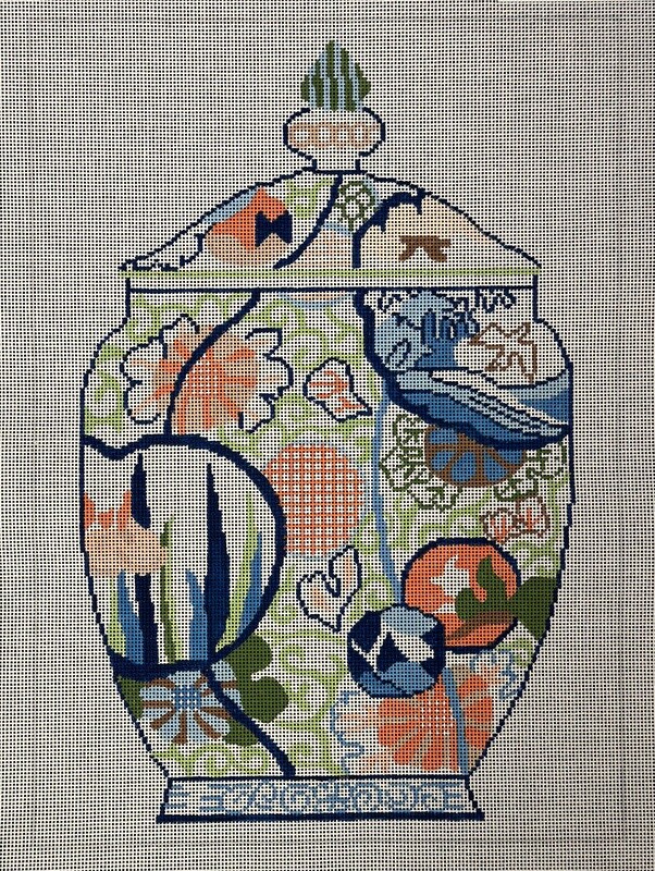 Japanese Vase #4  (Handpainted by Jean Smith)