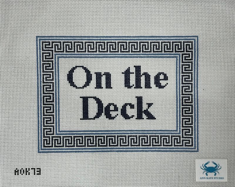 On the Deck   (Handpainted by Anne Kaye)