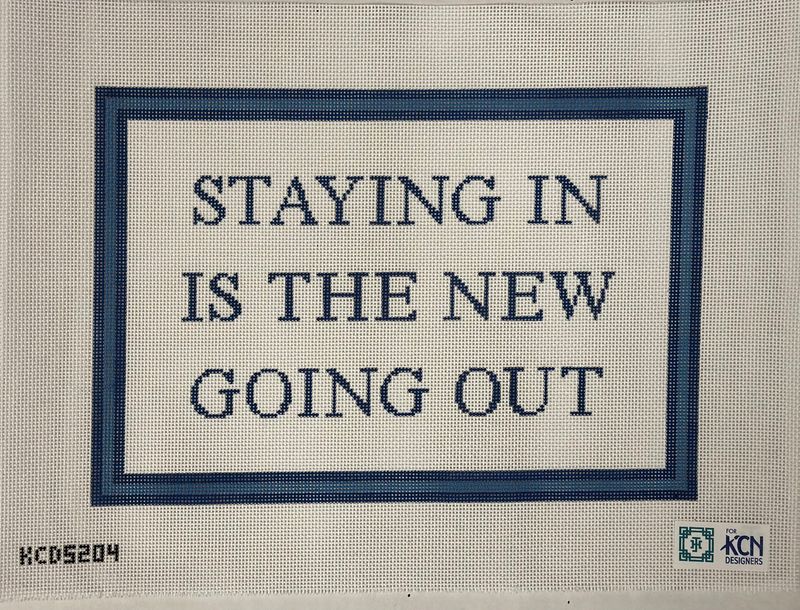 Staying In  (Handpainted by KCN)