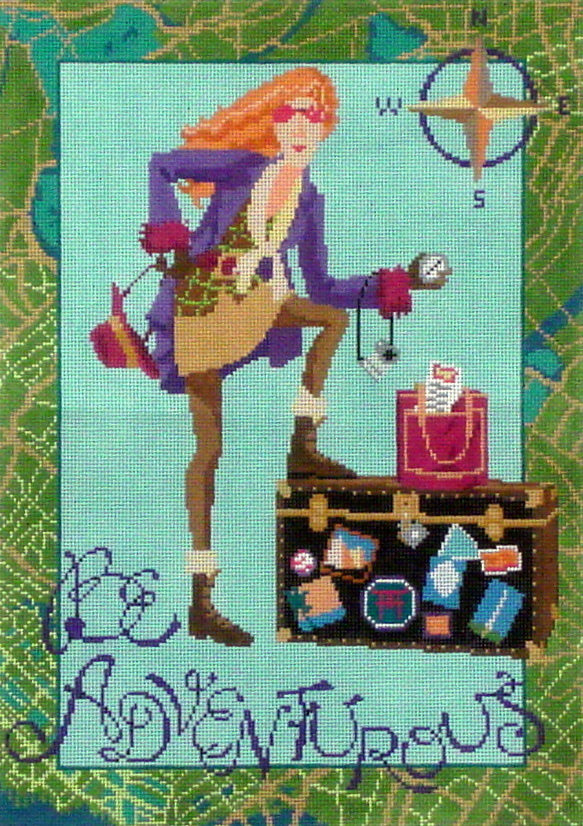 Be Adventurous (Handpainted by Ruth Schmuff Designs) Be Adventurous (Handpainted by Ruth Schmuff Designs)