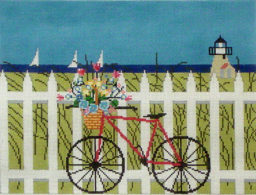 Maine Transportation  (Handpainted by TheWellesley Needlepoint)