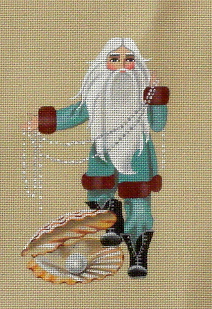 Oyster Bay Santa     (Handpainted from Leigh Designs)