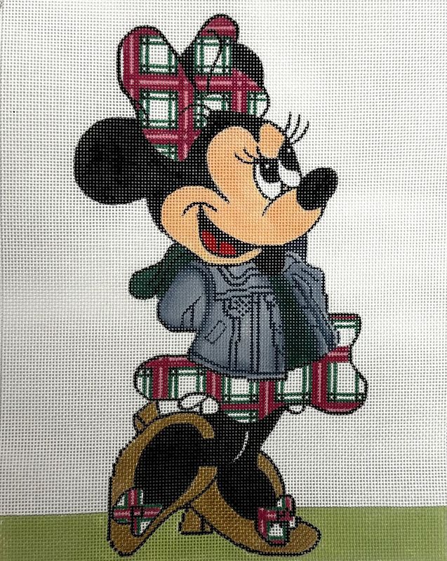 Denim Mouse (Handpainted by Sew Much Fun)