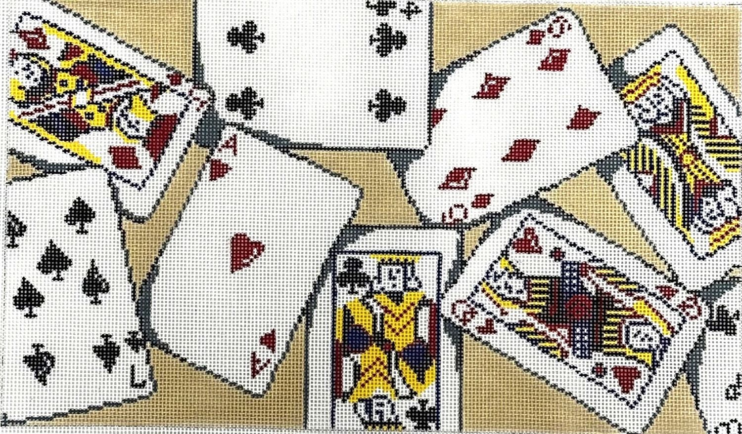 Card Game   (Handpainted by P. Mann)