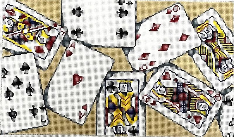 Card Game   (Handpainted by P. Mann)