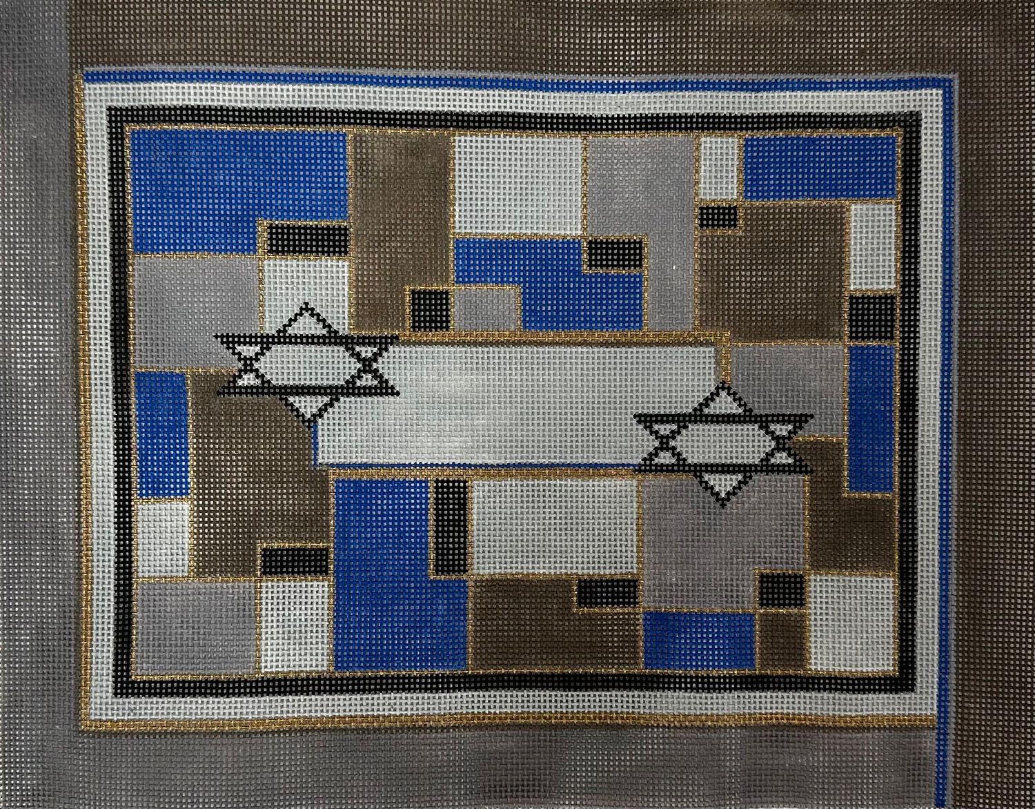 Grey Tallis Bag   (Handpainted by Sew Much Fun)