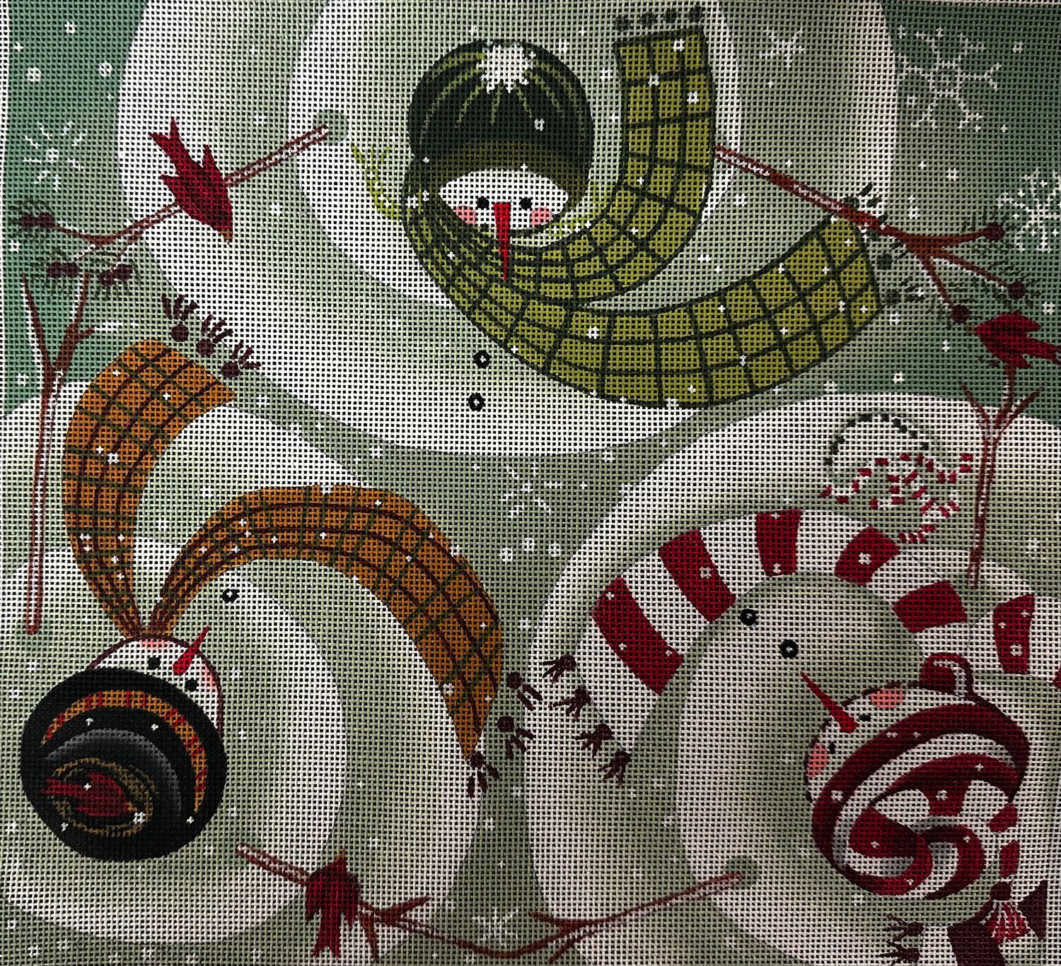 Warm Greetings  (Handpainted Canvas by Maggie & Company)