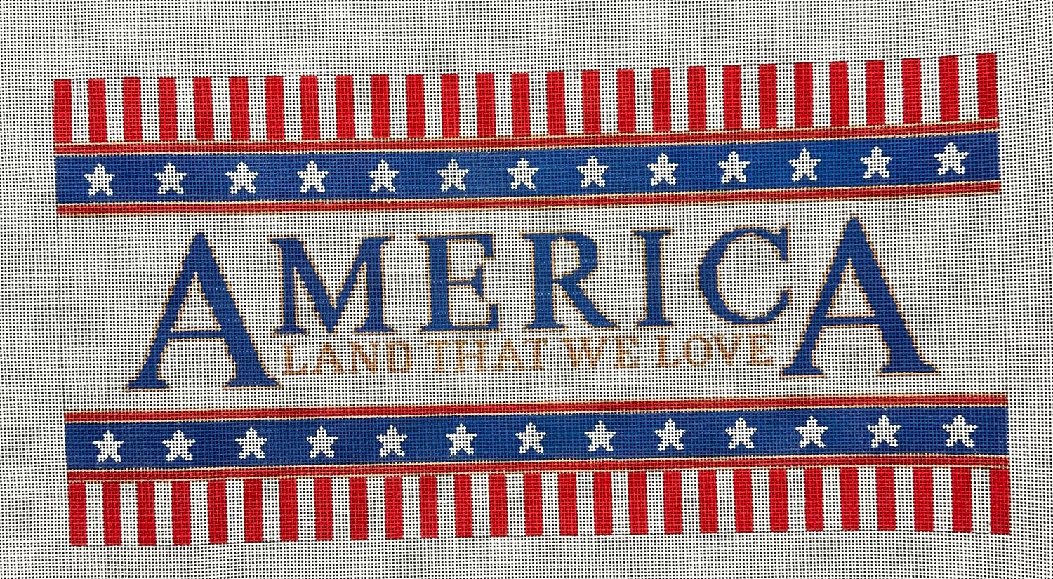 America  (Handpainted by CanvasWorks)