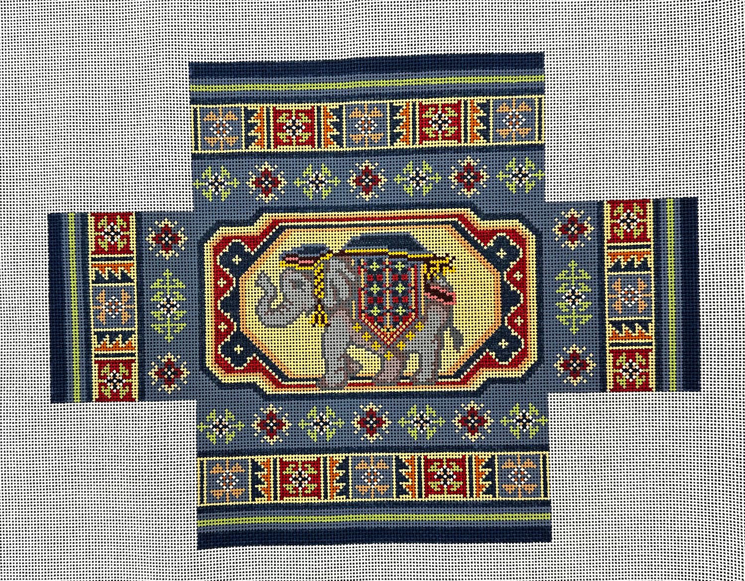 Elephant Brick Cover  (Handpainted by CanvasWorks)