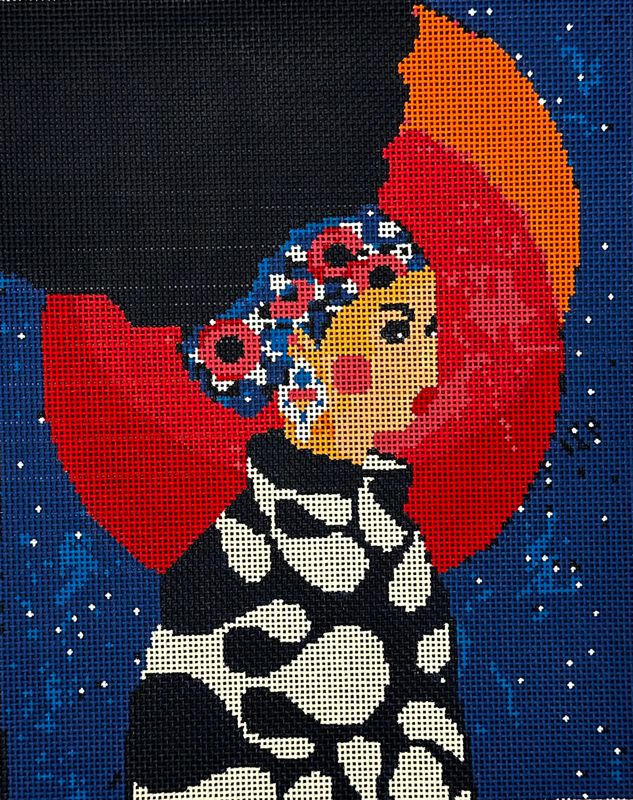 Stunning Lady (Handpainted by Voila)