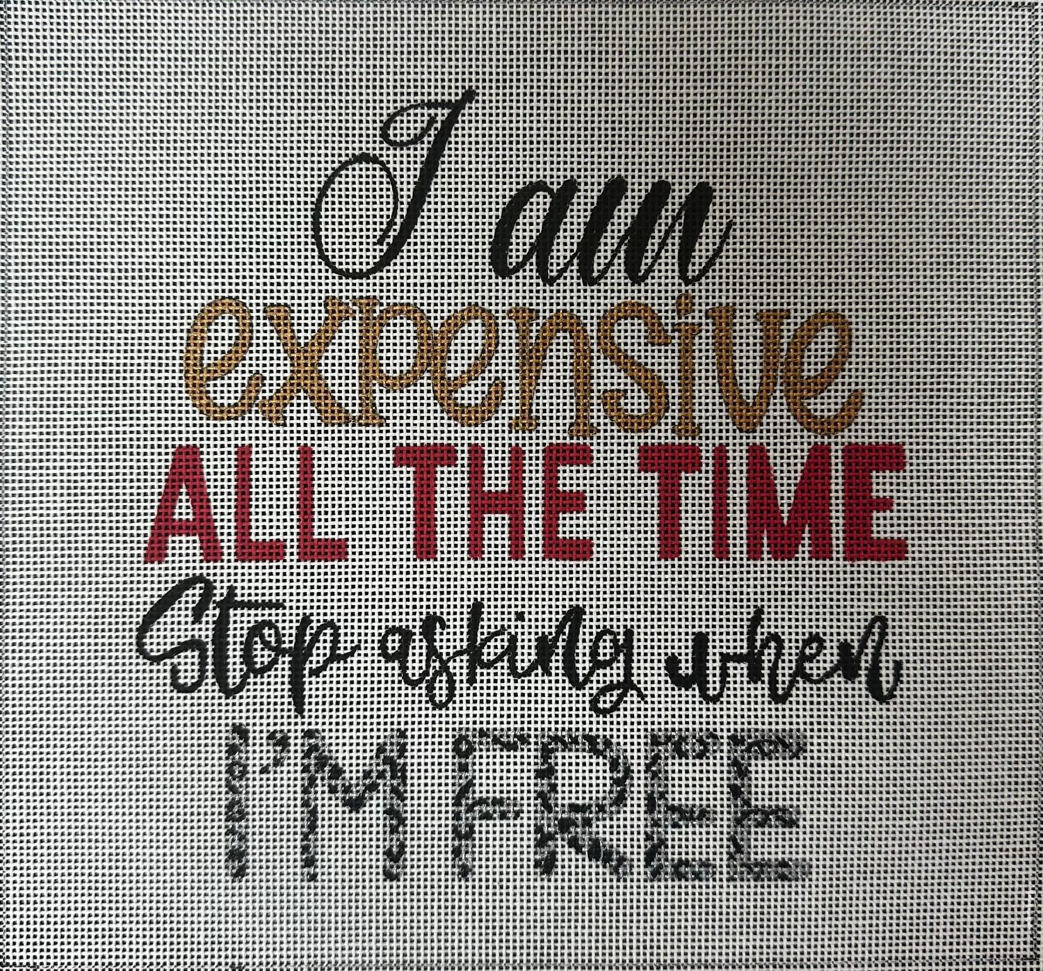 I am Expensive  (Handpainted by CBK)