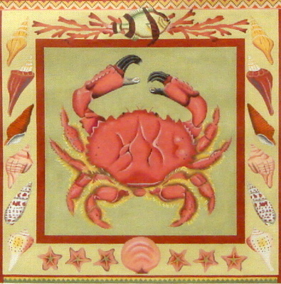Crab (handpainted by Melissa Shirley Designs)*Product may take longer than usual to arrive*