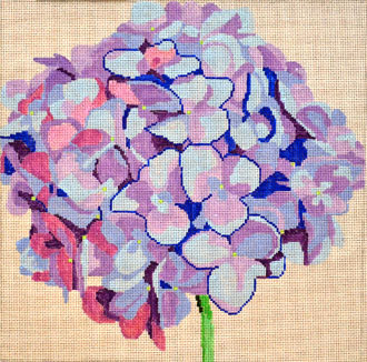 Blue Hydrangea  (Handpainted by Jean Smith)