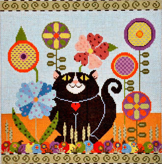 Dan in the Garden (Handpainted by Needledeeva Inc.)