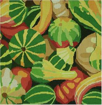 Farmers Market Squash  (Handpainted by Jean Smith)