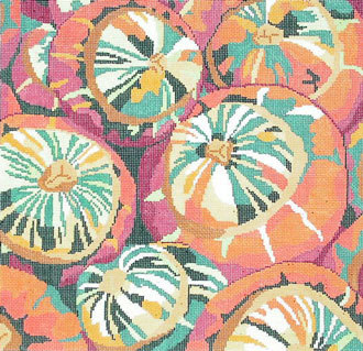 Farmers Market Squash III  (Handpainted by Jean Smith)