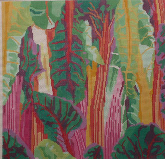 Farmers Market, Swiss Chard   (Handpainted by Jean Smith)